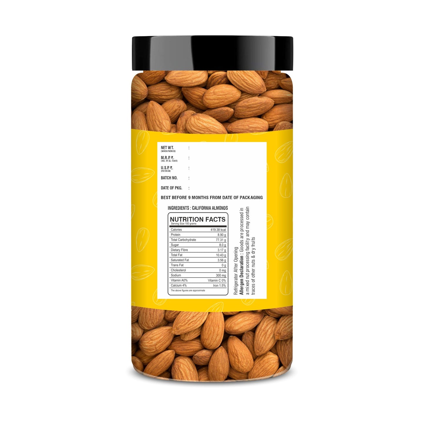Delux Foods Dry Fruits Combo Pack 300 g I Almond 150g | Pistachio 150g | Mixed Dry Fruits | Healthy Snacks (2 x 150 gm)