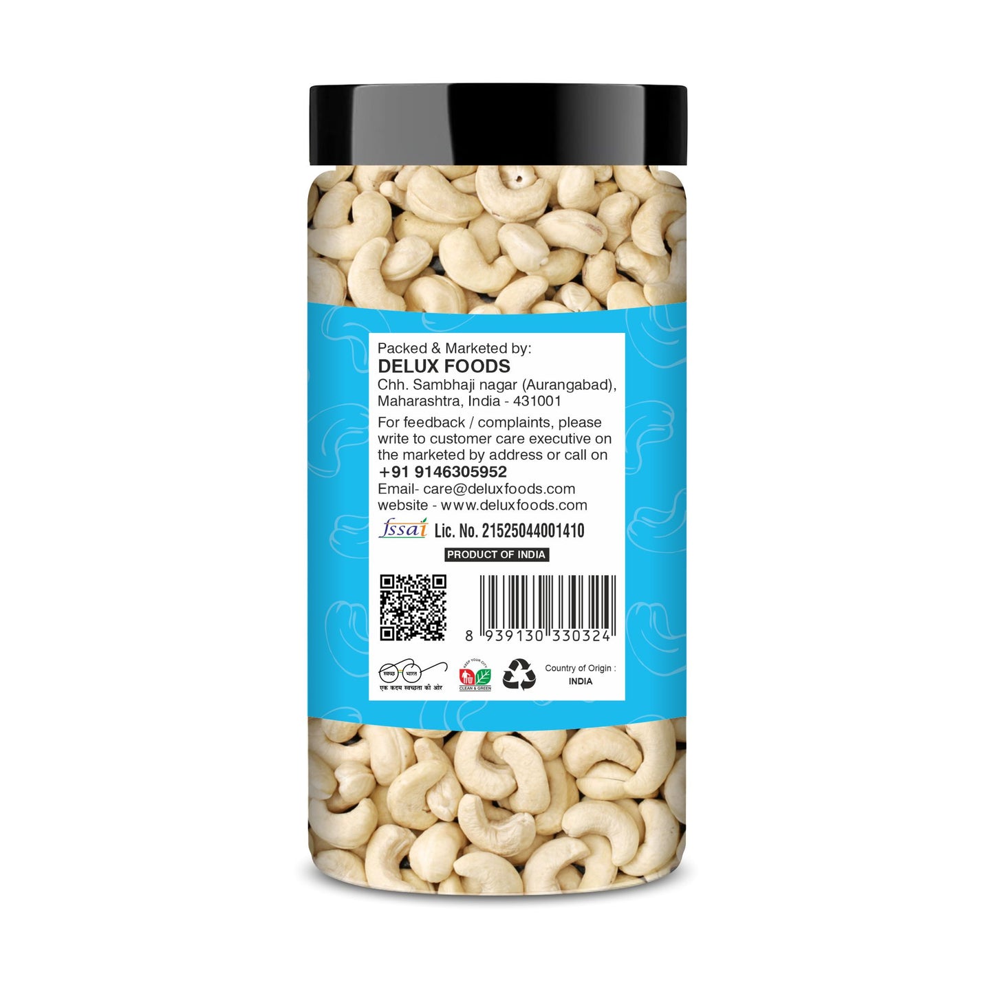 Delux Foods Dry fruits combo pack of Pistachios Almonds Cashews | Kaju Badam Pista 450 gm (3 x 150 gm)